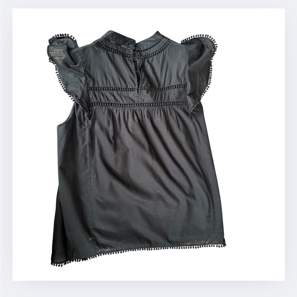 J. Crew Sleeveless Blouse with Ruffle Details - Picture 3 of 4